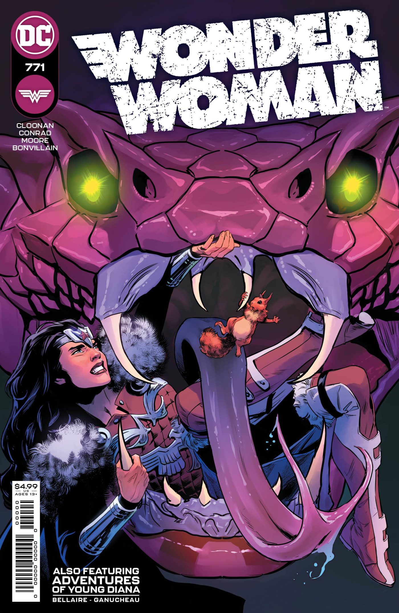 Wonder Woman #771, copertina di Travis Moore