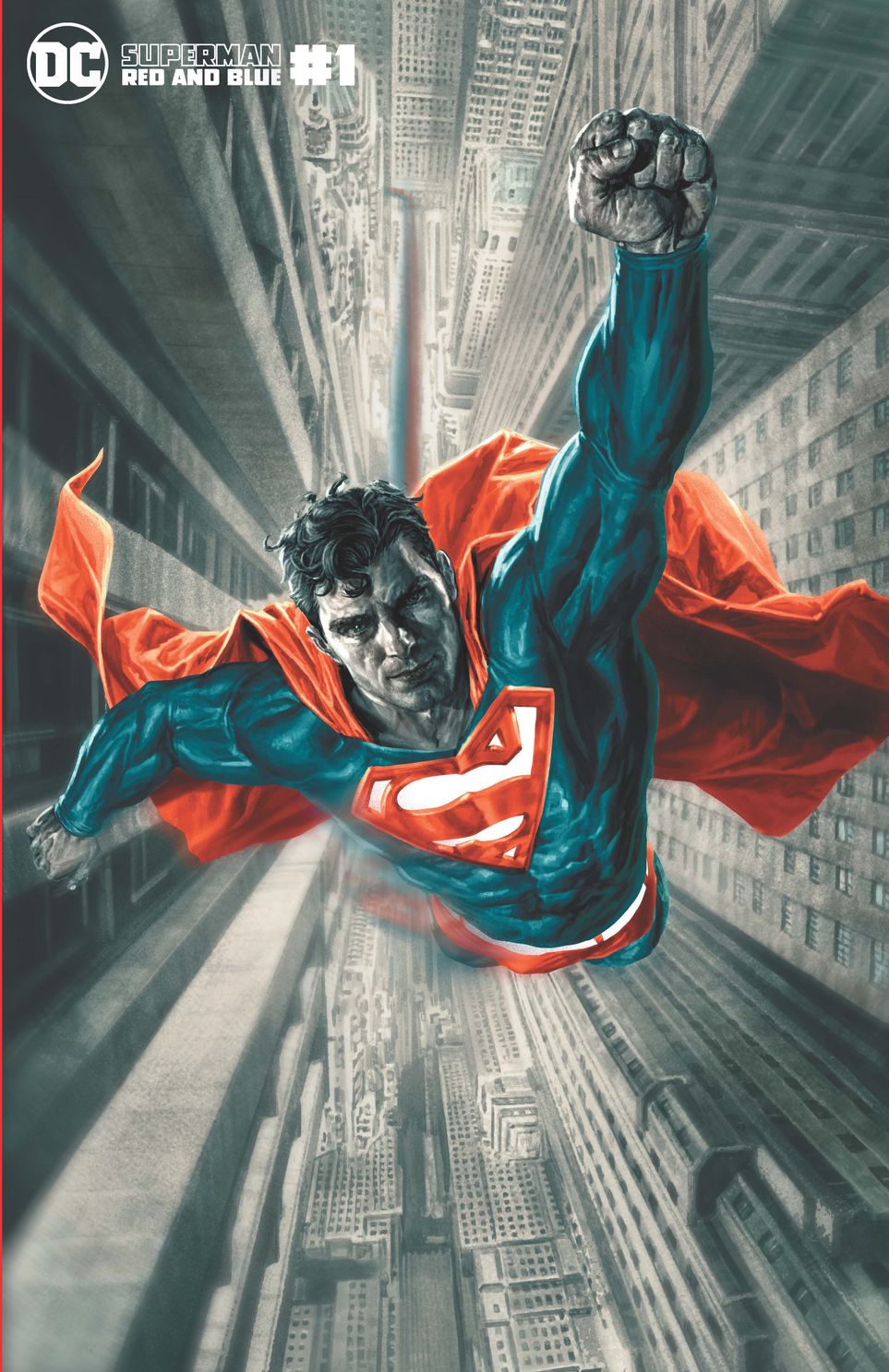 Superman: Red and Blue #1, variant cover di Lee Bermejo