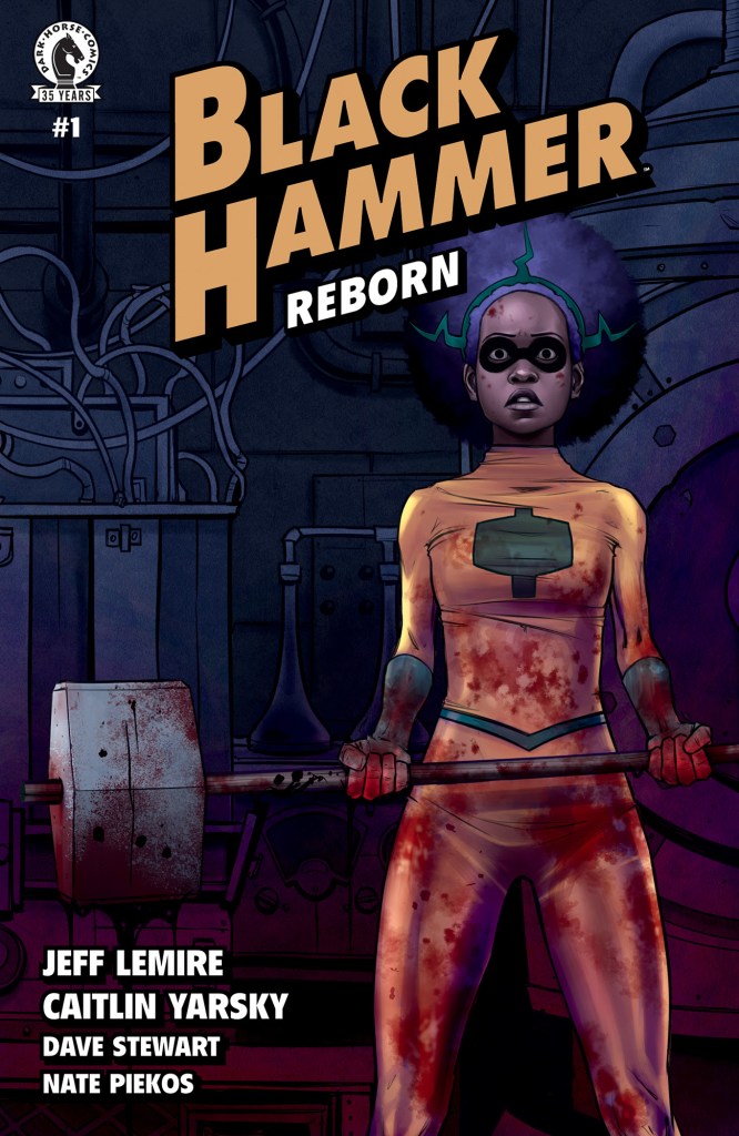 Black Hammer: Reborn #1, copertina di Caitlin Yarsky