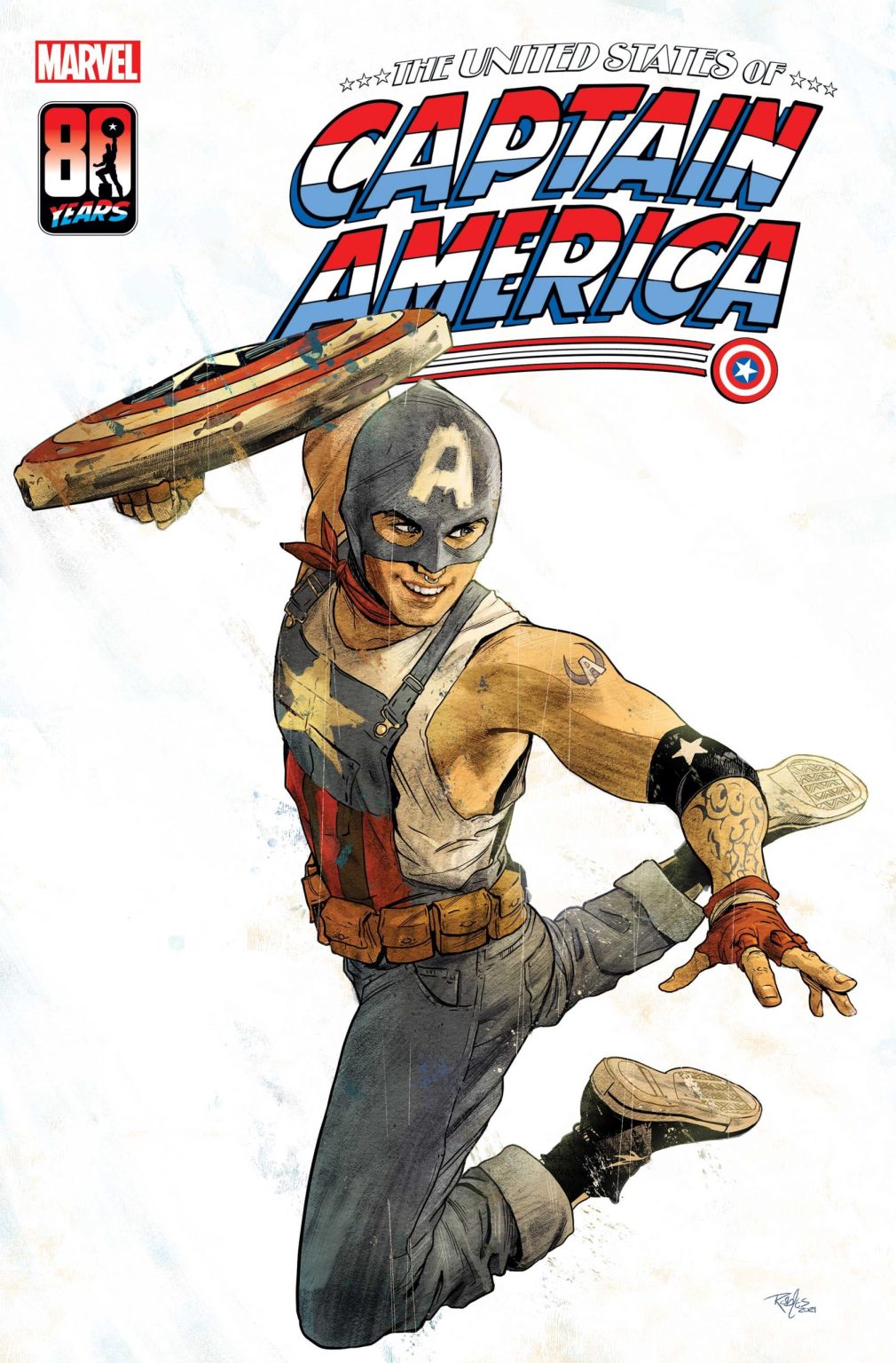 The United States of Captain America #1, variant cover di Nick Robles