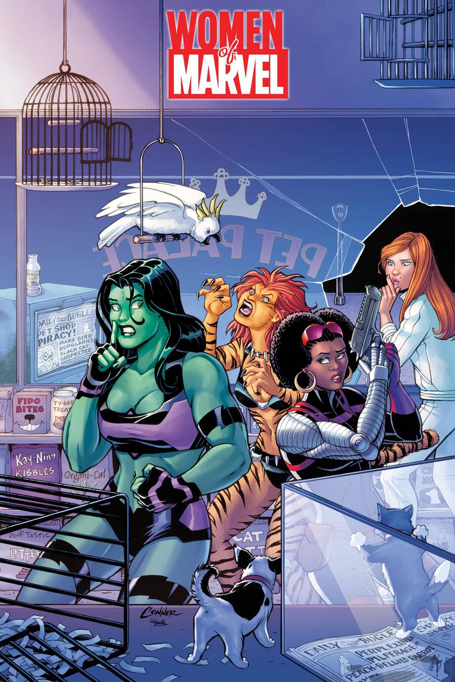 Women of Marvel #1, variant cover di Amanda Conner