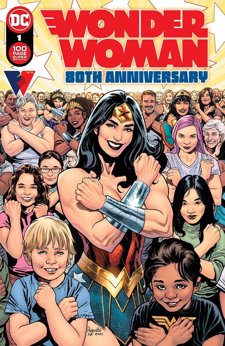 Wonder Woman 80th Anniversary 100-Page Spectacular, copertina di Yanick Paquette