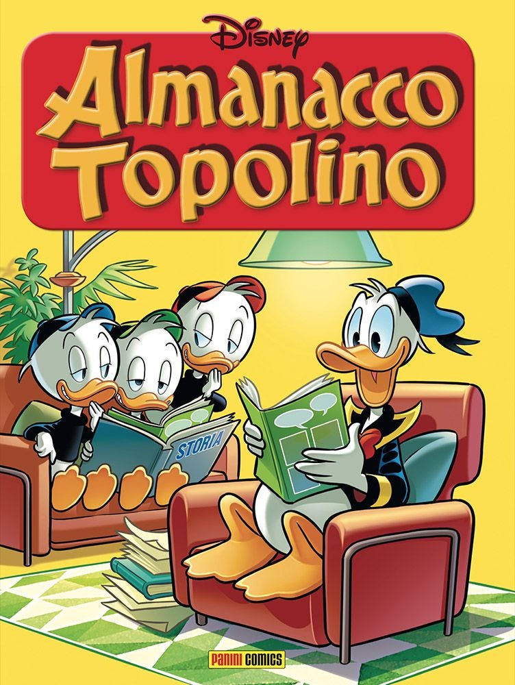 Almanacco Topolino, copertina