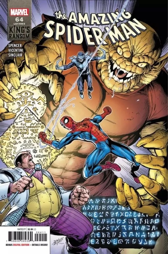 Amazing Spider-Man #64, copertina di Mark Bagley