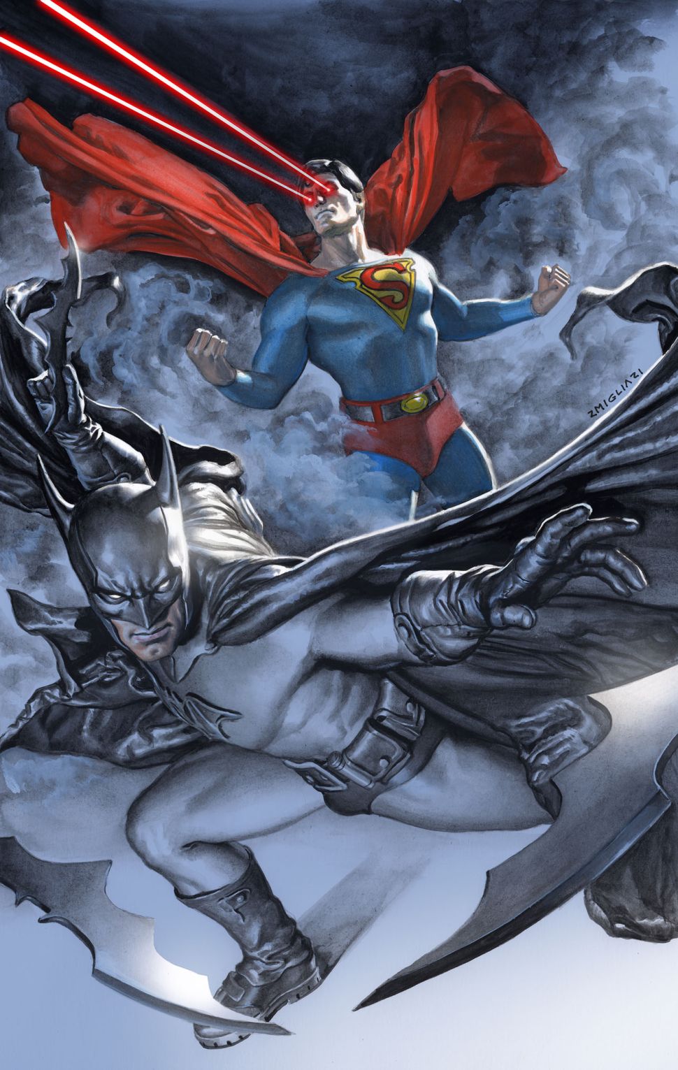 Batman/Superman #17, variant cover di Rodolfo Migliar