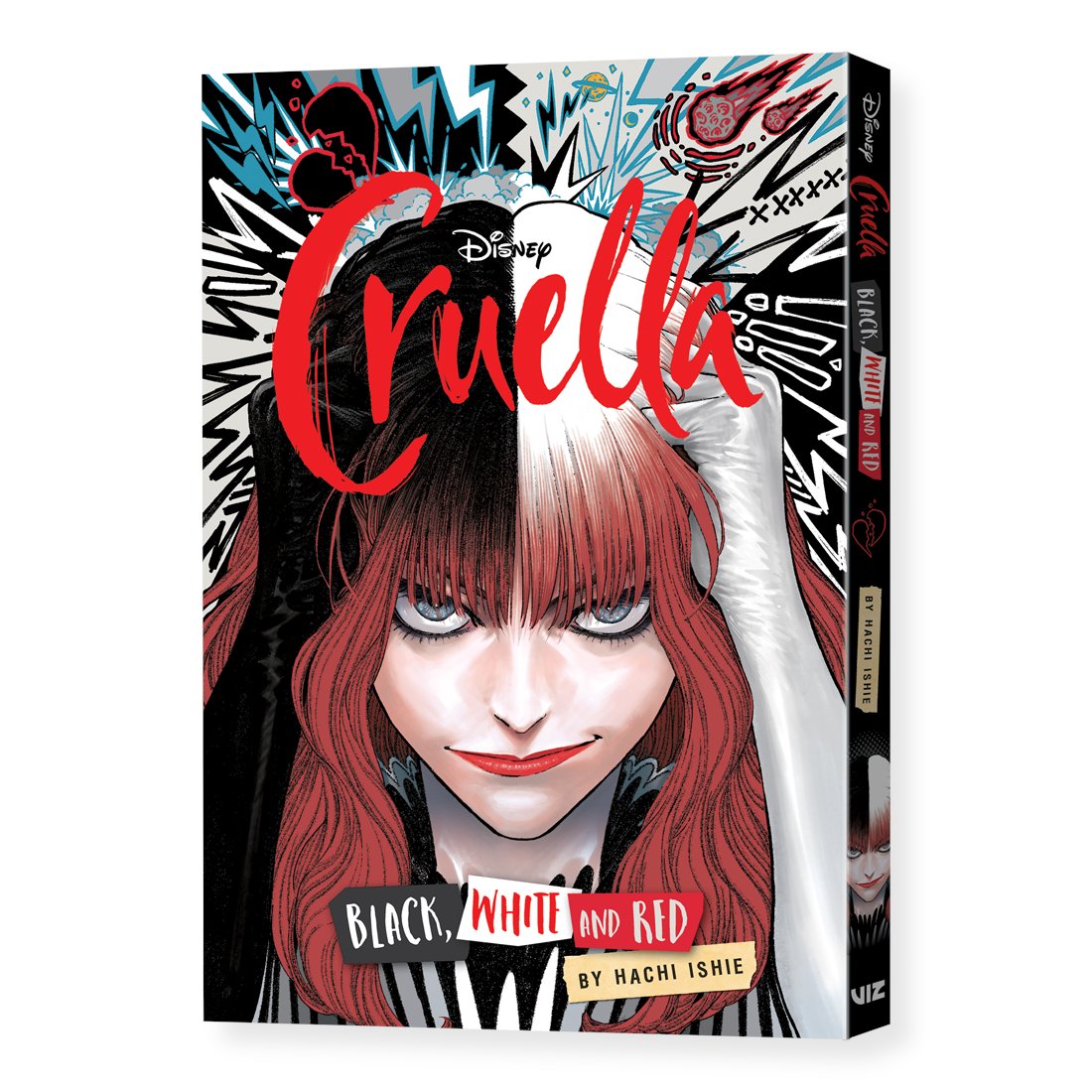 Cruella: Black, White and Red, copertina di Hachi Ishie