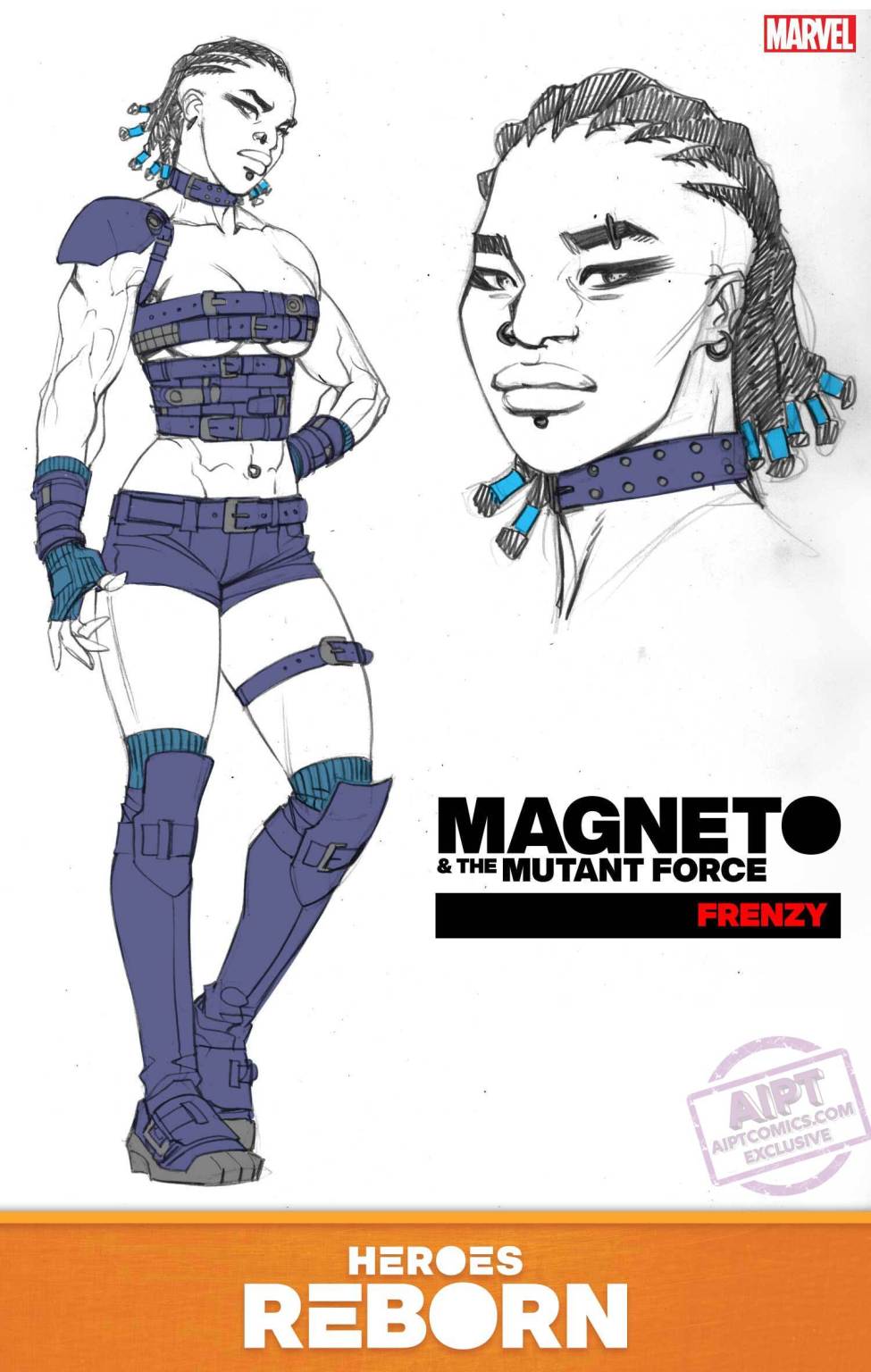 Magneto & the Mutant Force #1, Frenzy: character design di Bernard Chang