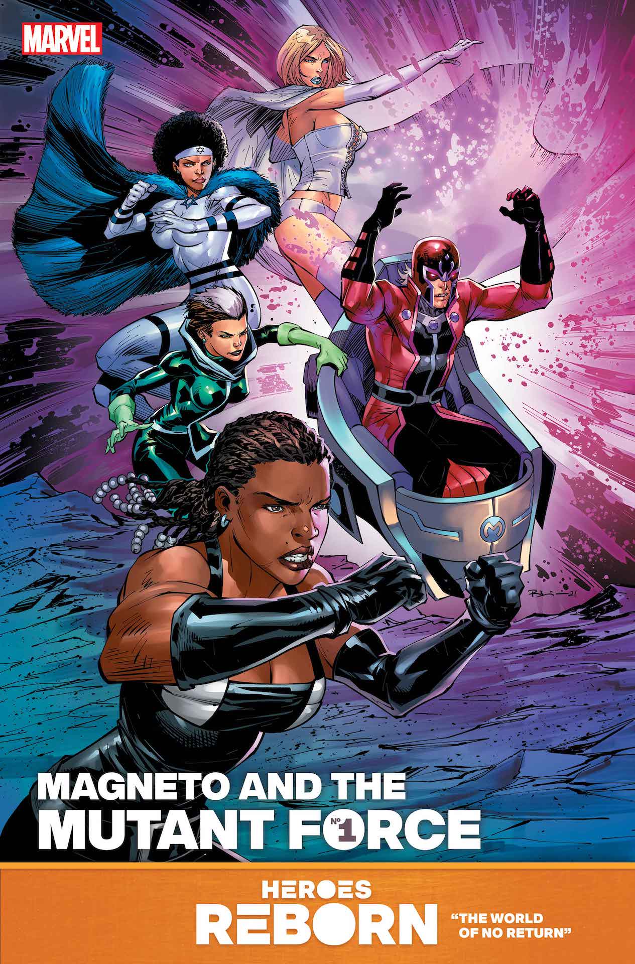 Magneto and the Mutant Force #1, variant cover di Ryan Benjamin