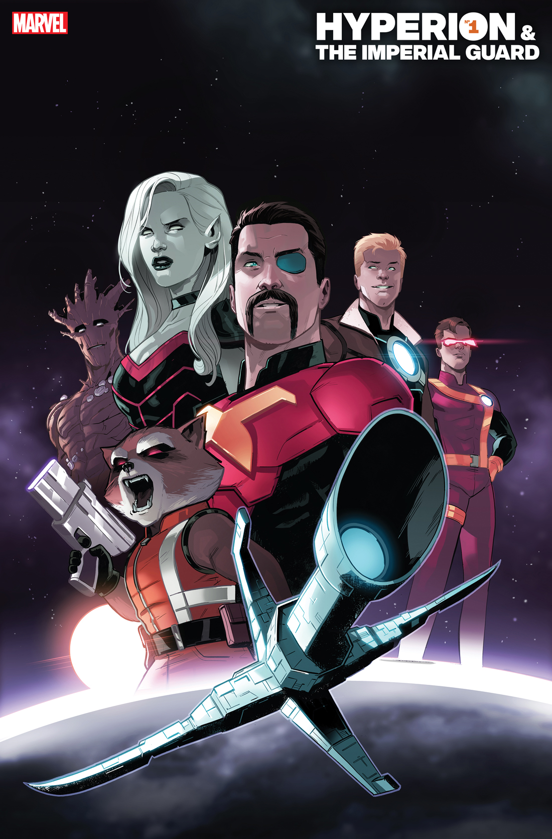 Hyperion & the Imperial Guard #1, variant cover di Stephen Byrne