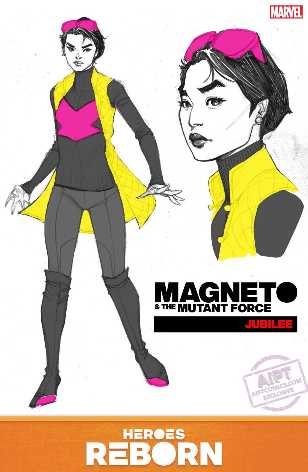 Magneto & the Mutant Force #1, Jubilee: character design di Bernard Chang