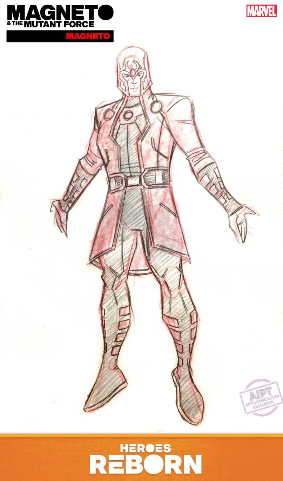 Magneto & the Mutant Force #1, Magneto: character design di Nick Bradshaw