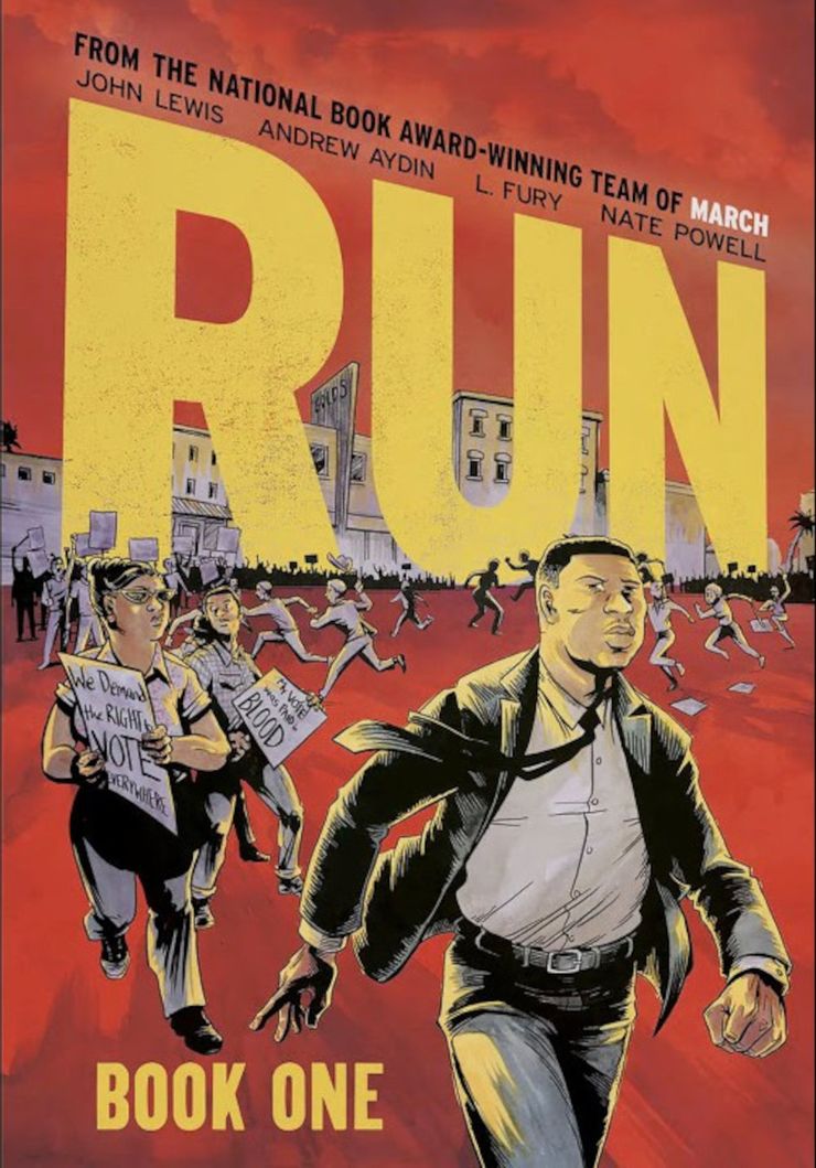 Run: Book One, copertina di Nate Powell