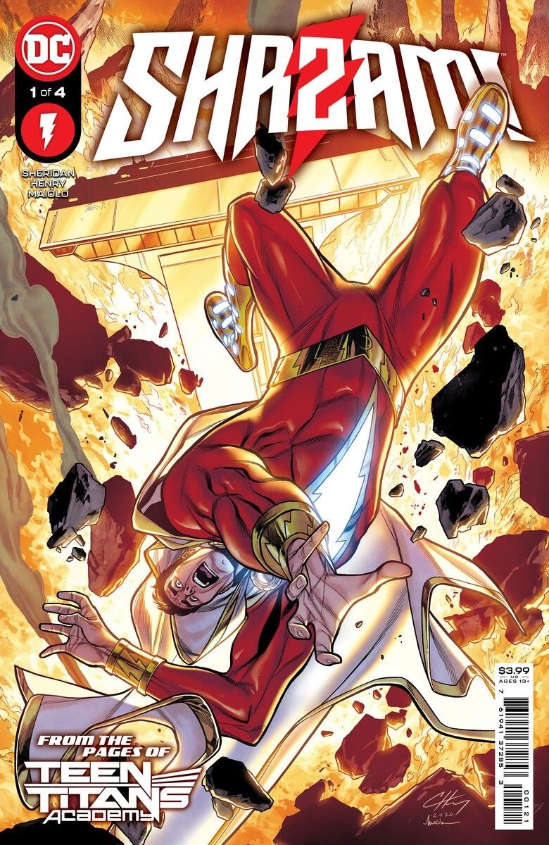 Shazam #1, copertina di Clayton Henry