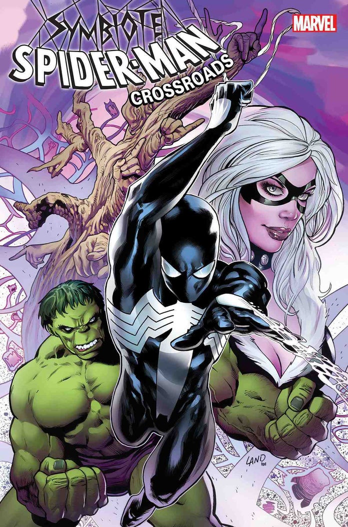 Symbiote Spider-Man: Crossroads #1, copertina di Greg Land