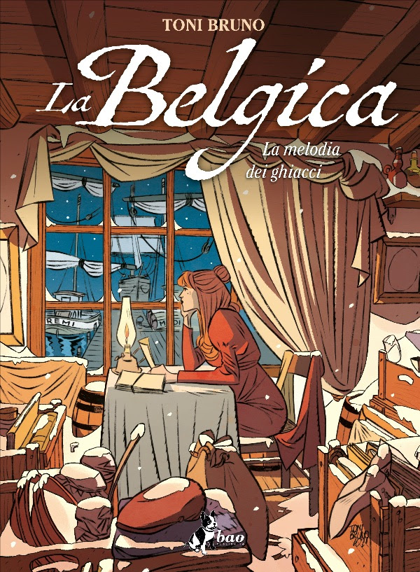 La Belgica vol. 2: La melodia dei ghiacci, copertina di Toni Bruno