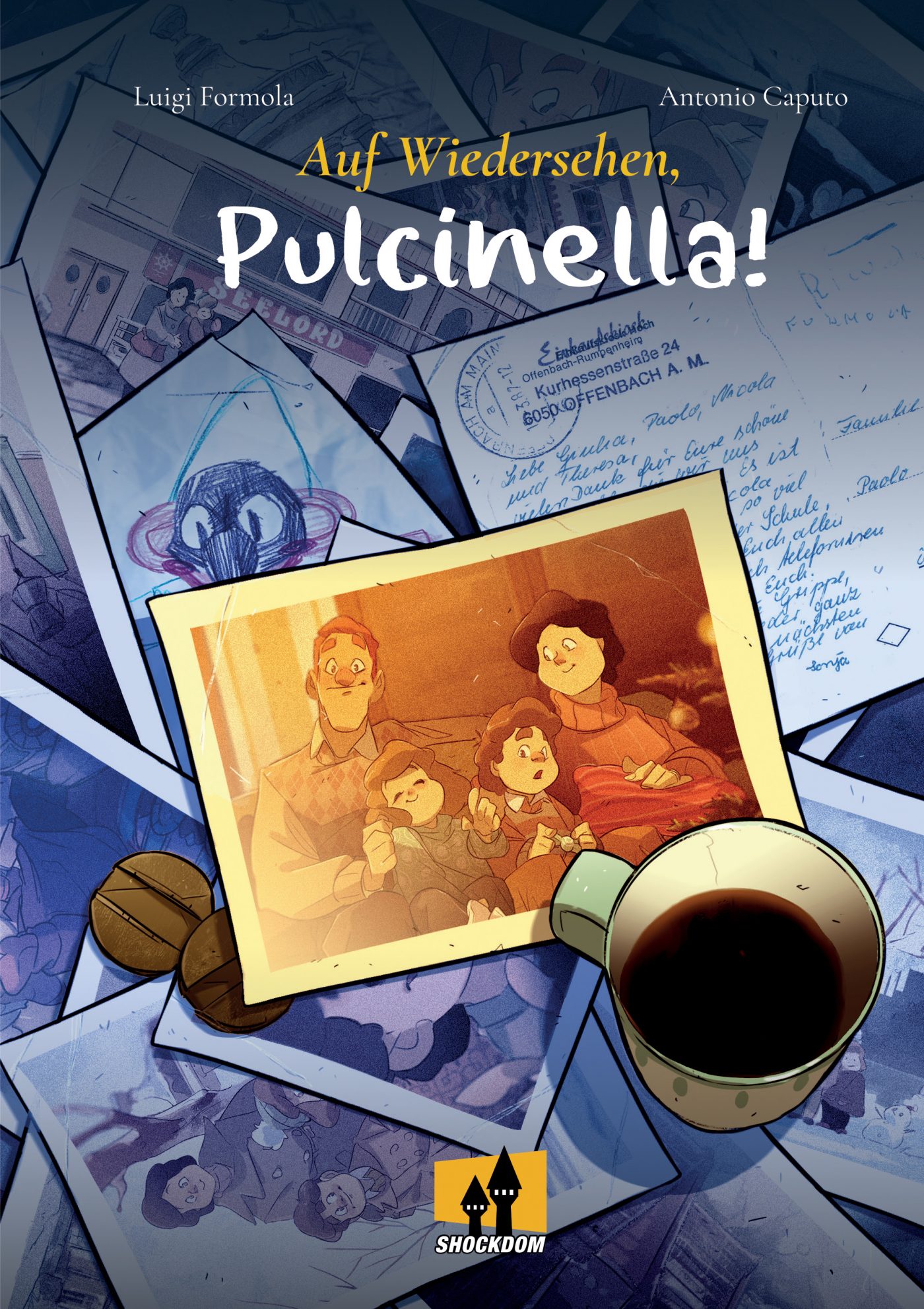 Auf Wiedersehen, Pulcinella!, copertina di Antonio Caputo