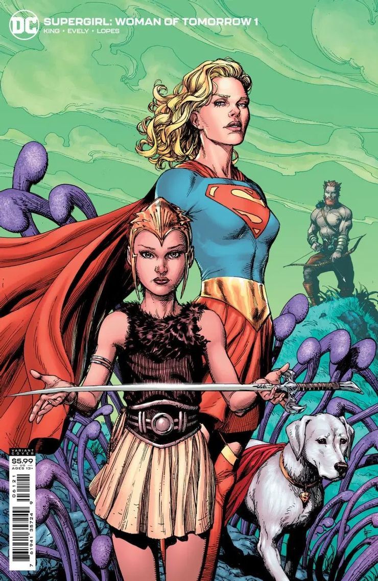 Supergirl: Woman of Tomorrow #1, variant cover di Frank Gary