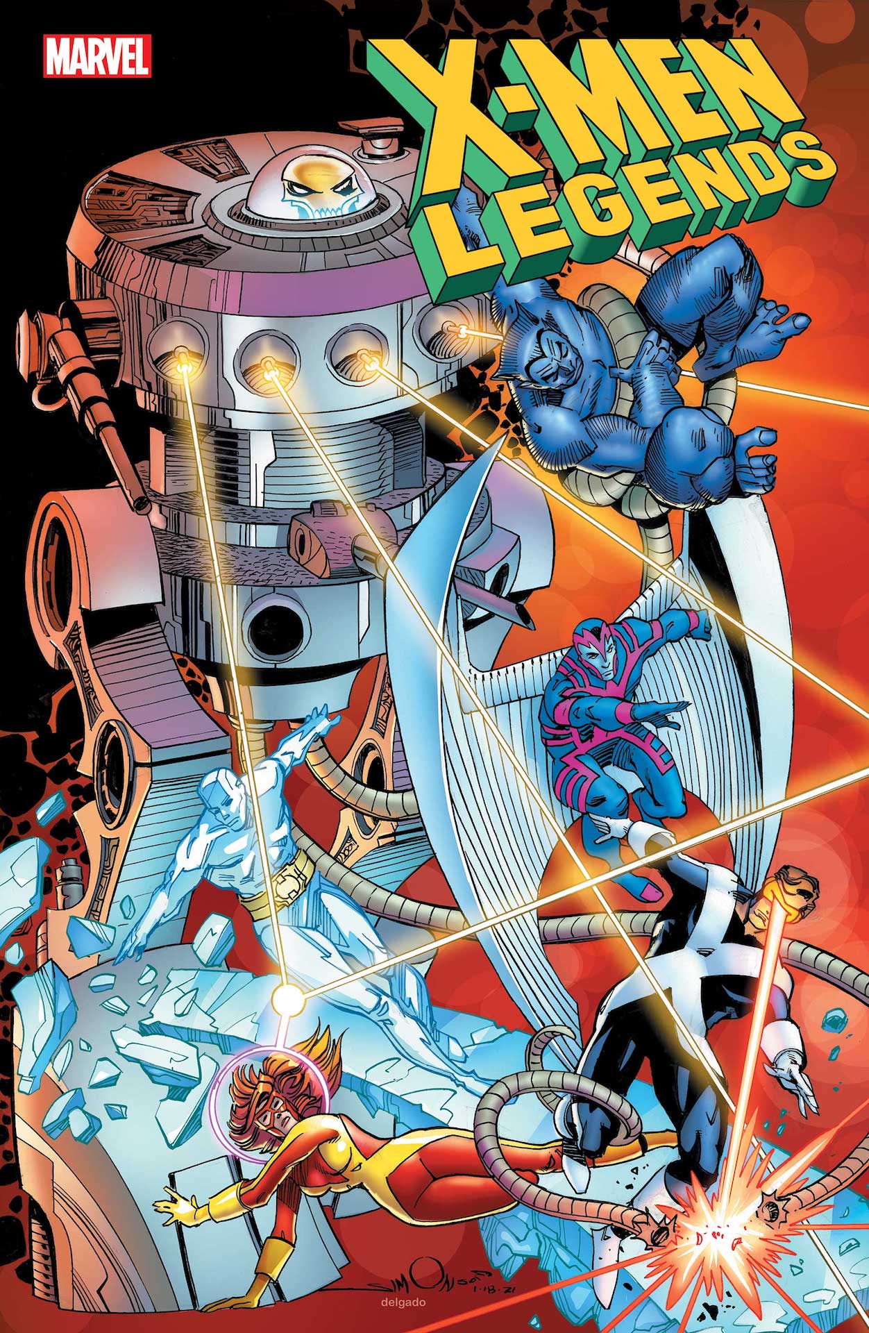 X-Men Legends #4, copertina di Walt Simonson