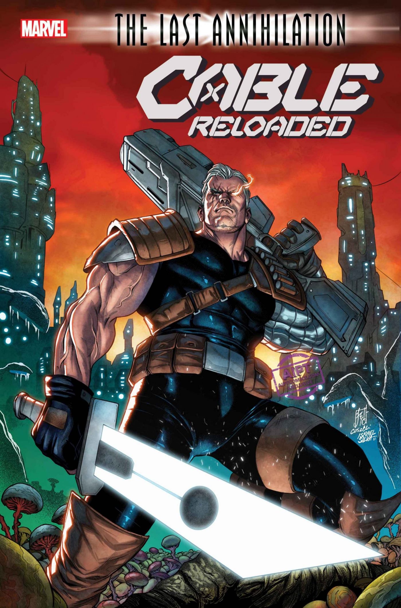 Cable: Reloaded #1, copertina d Stefano Caselli