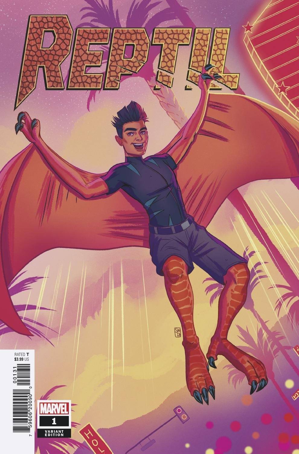 Reptil #1, variant cover di Ernanda Souza