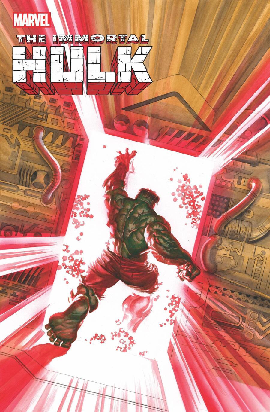 Immortal Hulk #49, copertina di Alex Ross