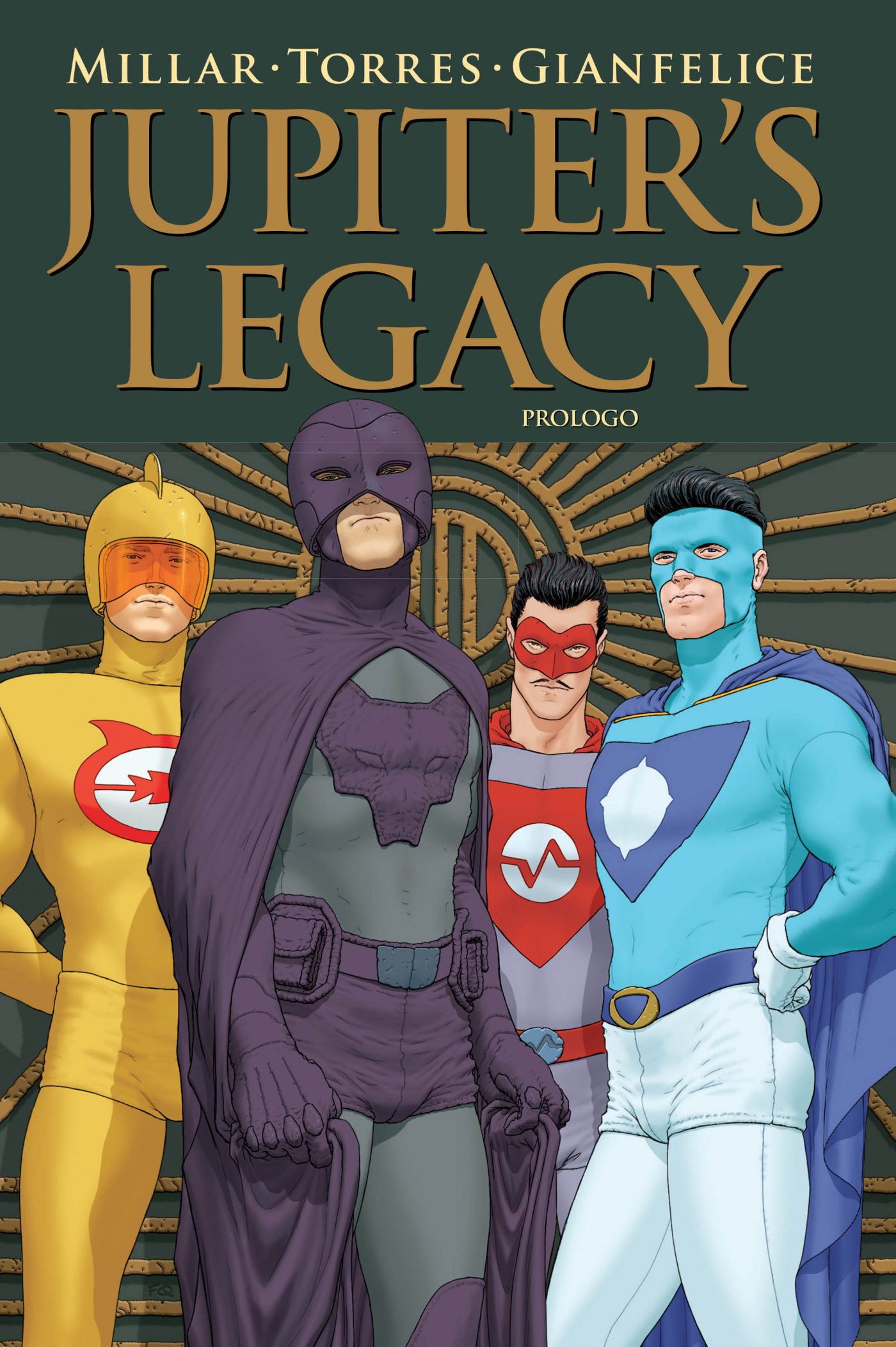 Jupiter's Legacy: Prologo, copertina di Frank Quitely