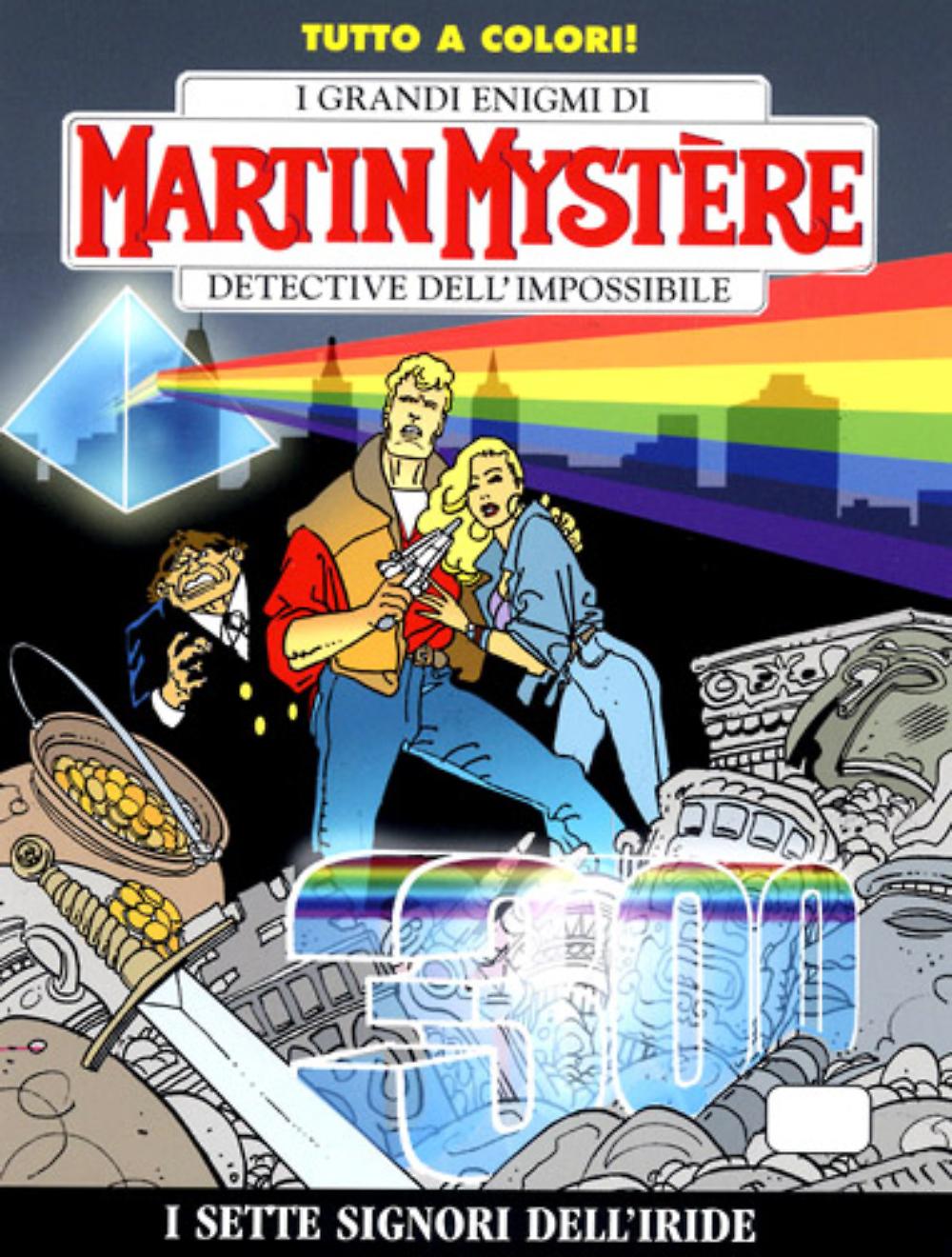 Martin Mystère 300: I sette signori dell'iride, copertina di Alessandrini Giancarlo