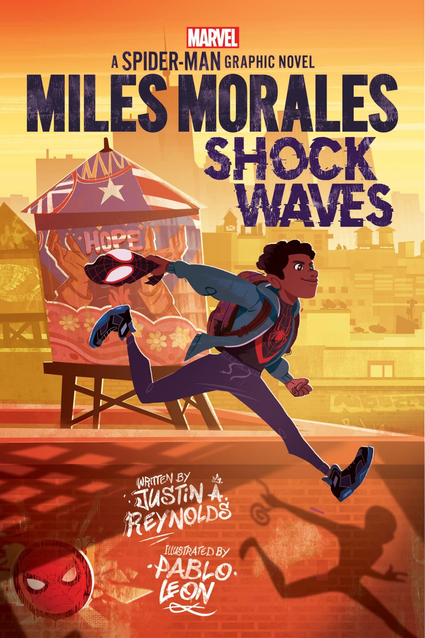 Miles Morales: Shock Waves, copertina di Pablo Leon