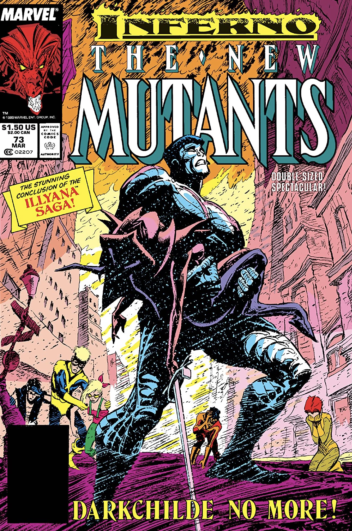 New Mutants #73, copertina