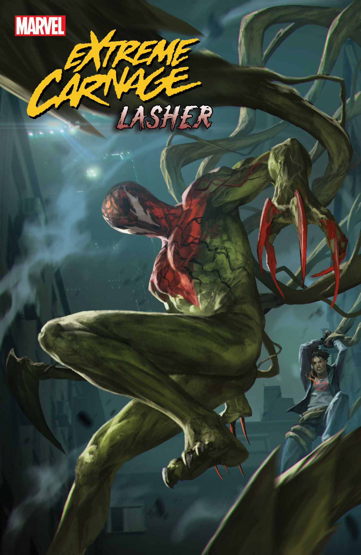 Extreme Carnage: Lasher #1, copertina di Skan