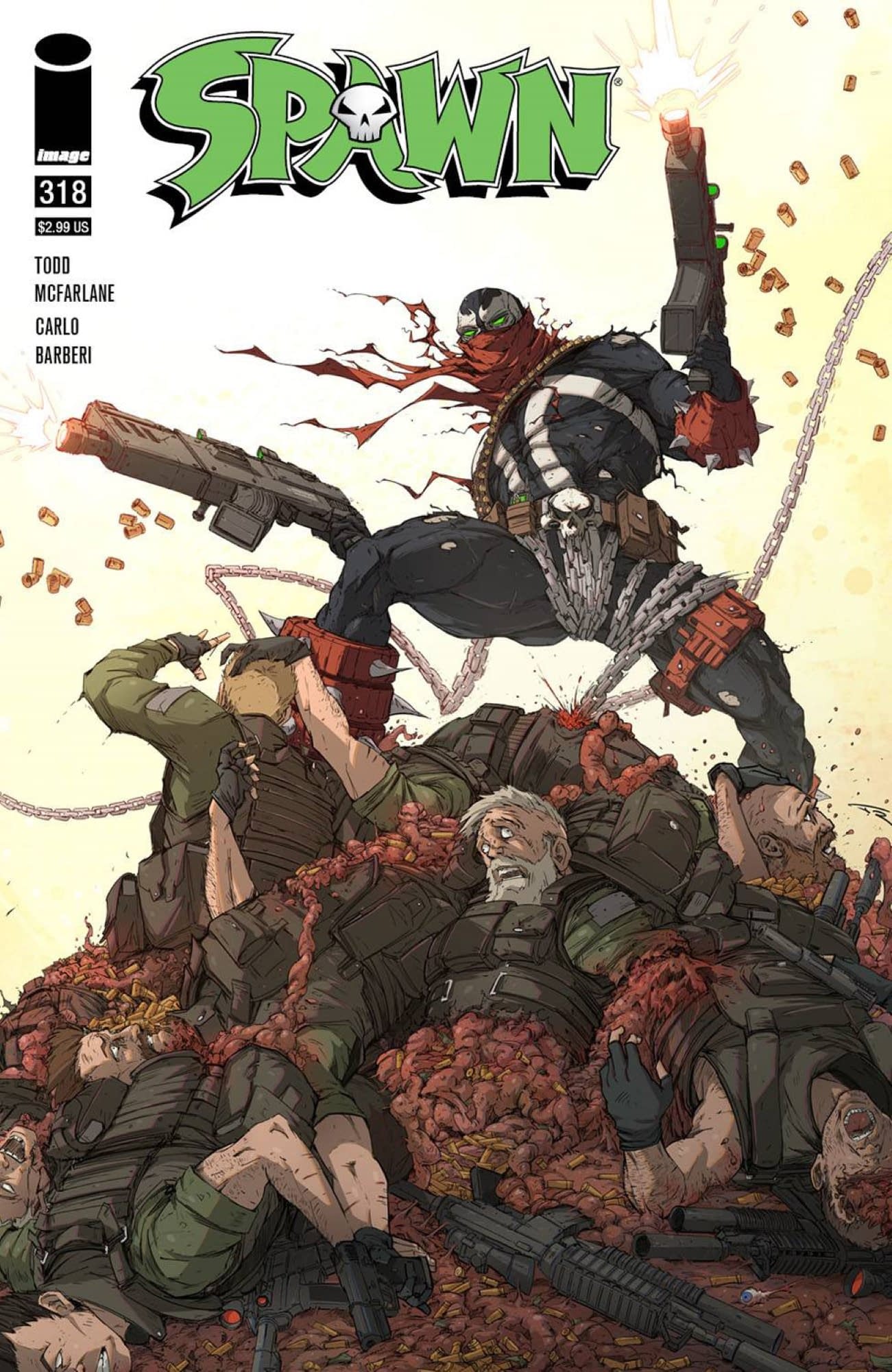 Spawn #318, copertina di Tonton Revolver