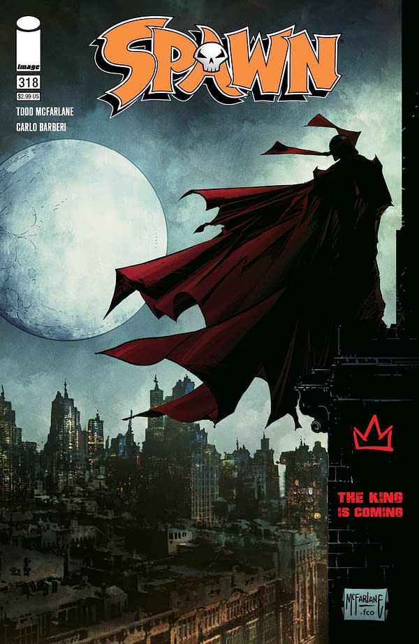 Spawn #318, variant cover di Todd McFarlane