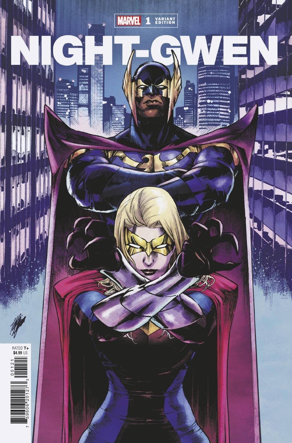 Heroes Reborn: Night-Gwen #1, variant cover di Takeshi Miyazawa