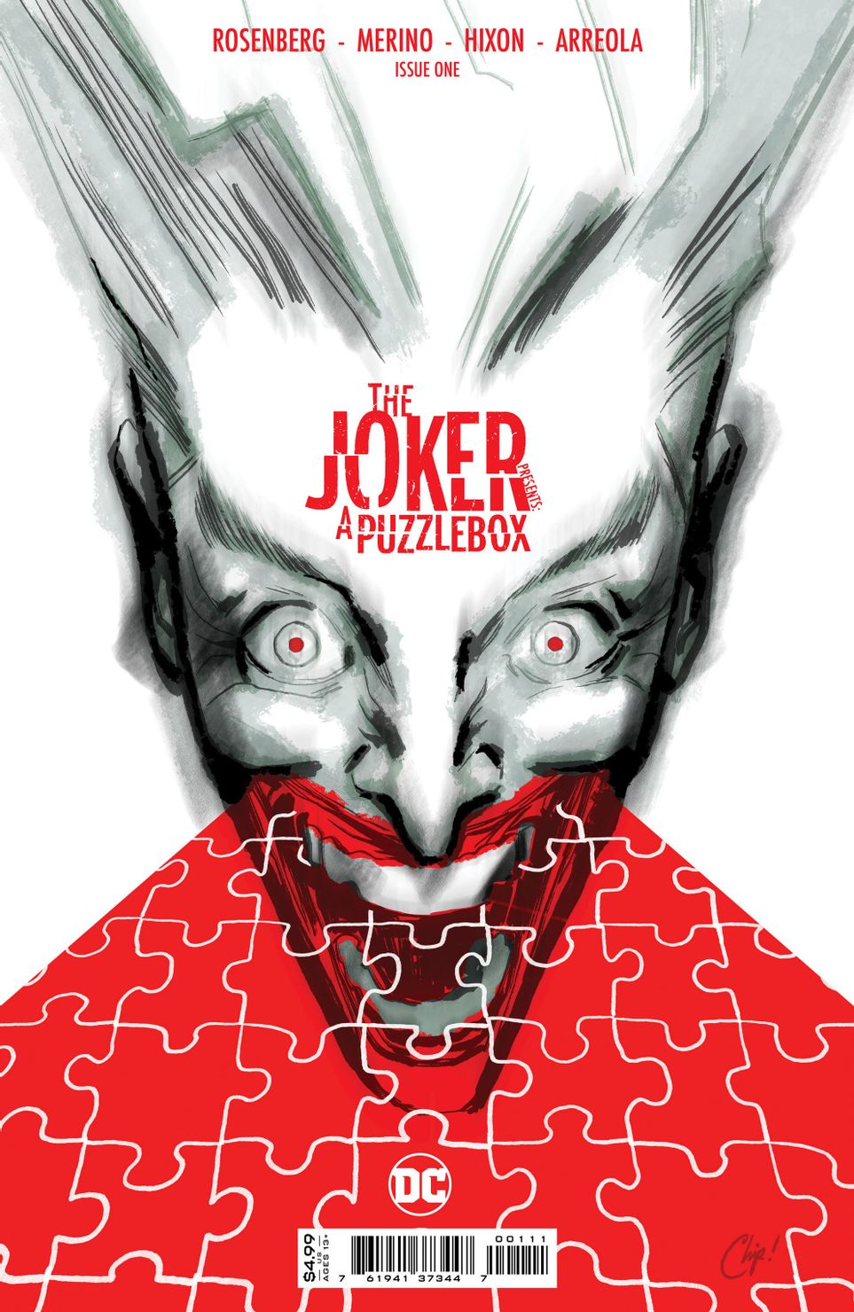 The Joker Presents: A Puzzlebox #1, copertina di Chip Zdarsky