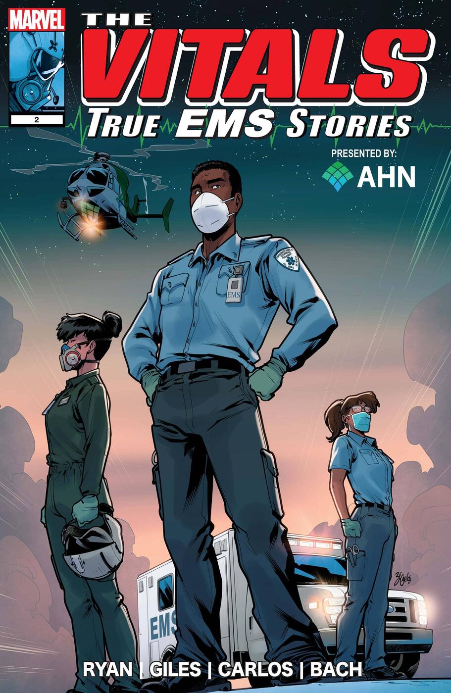 The Vitals: True EMS Stories, copertina di Ramon Bachs