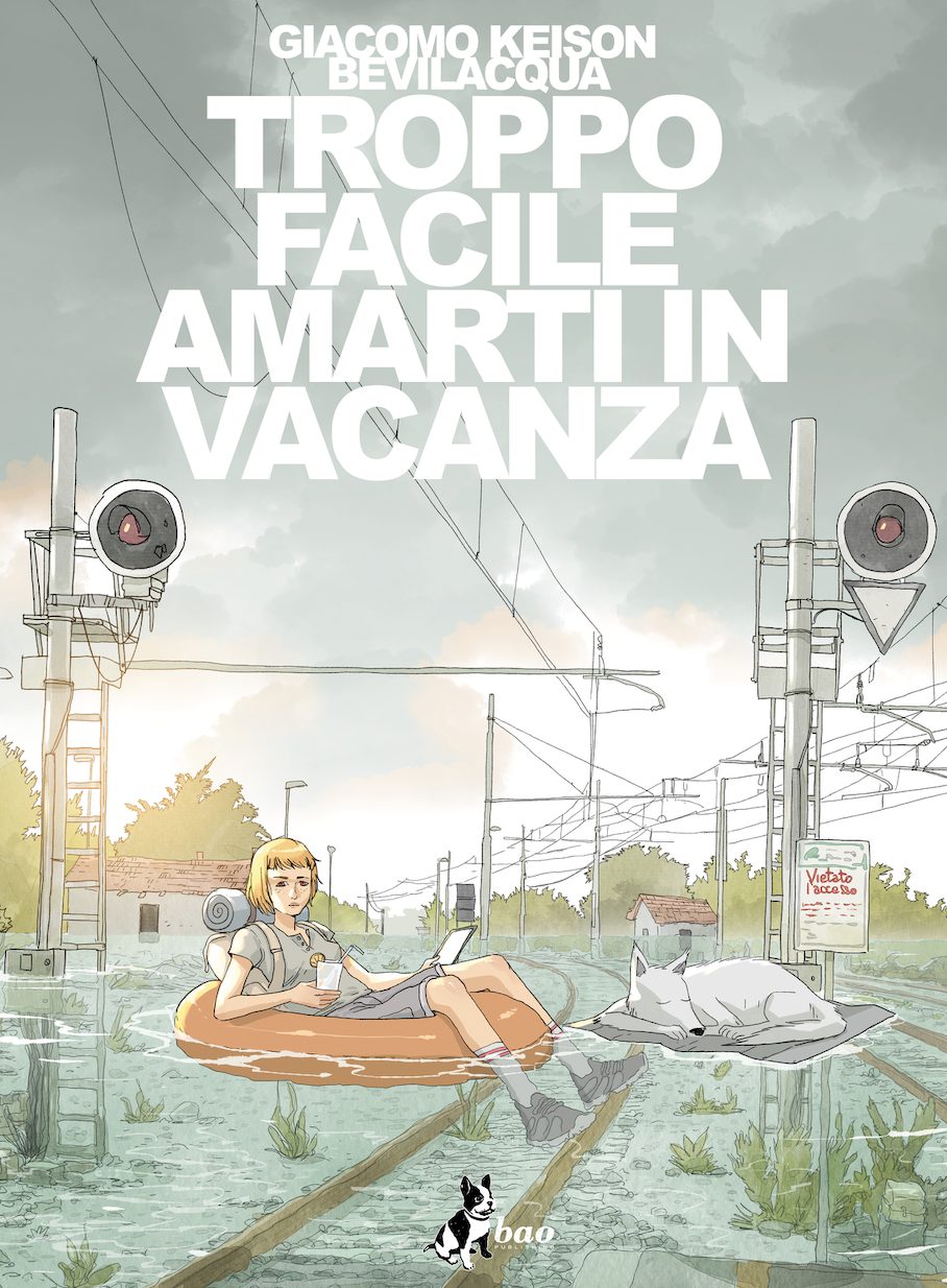 Troppo facile amarti in vacanza, copertina di Giacomo Bevilacqua