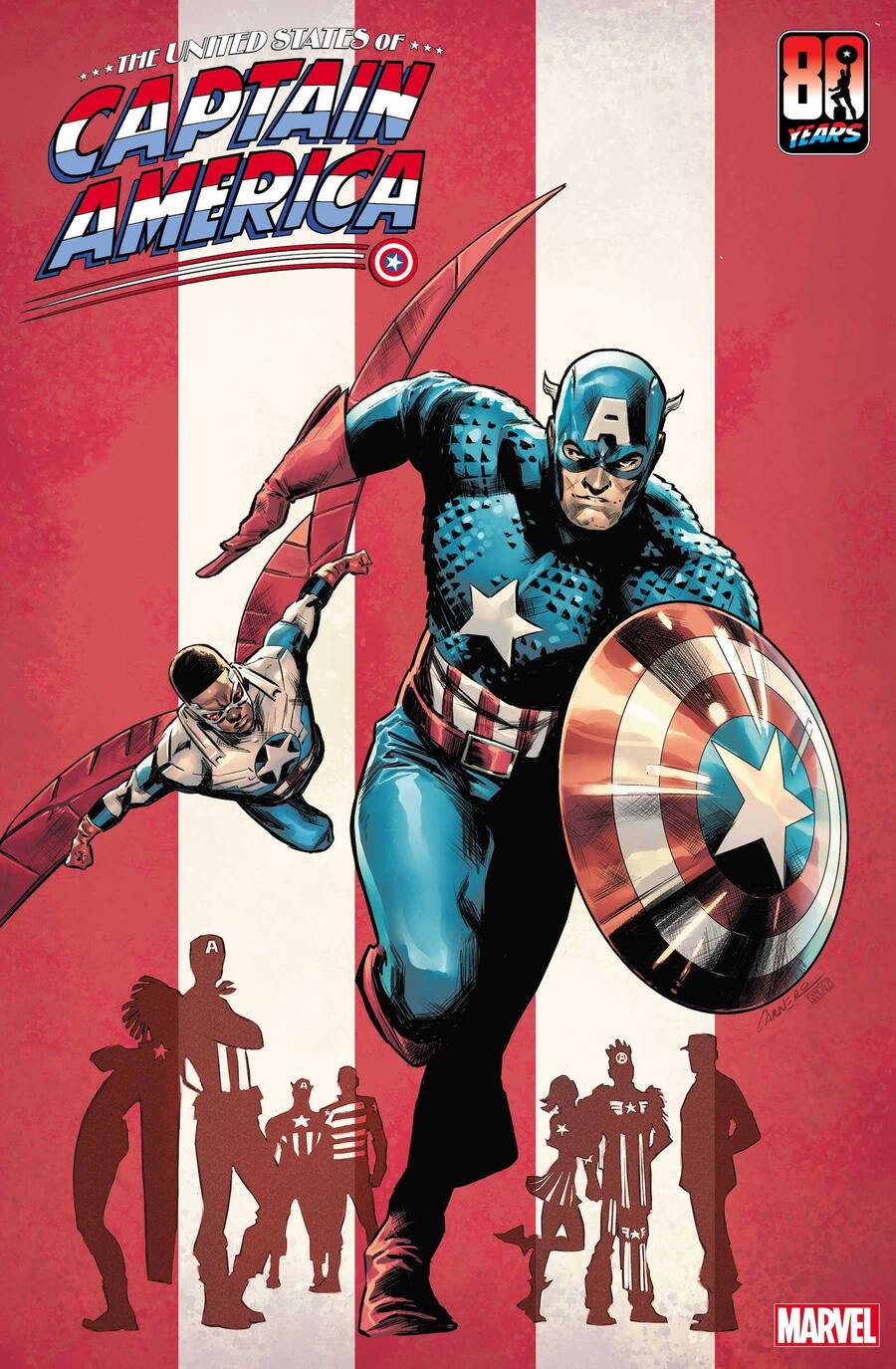 The United States of Captain America #1, variant cover di Carmen Carnero