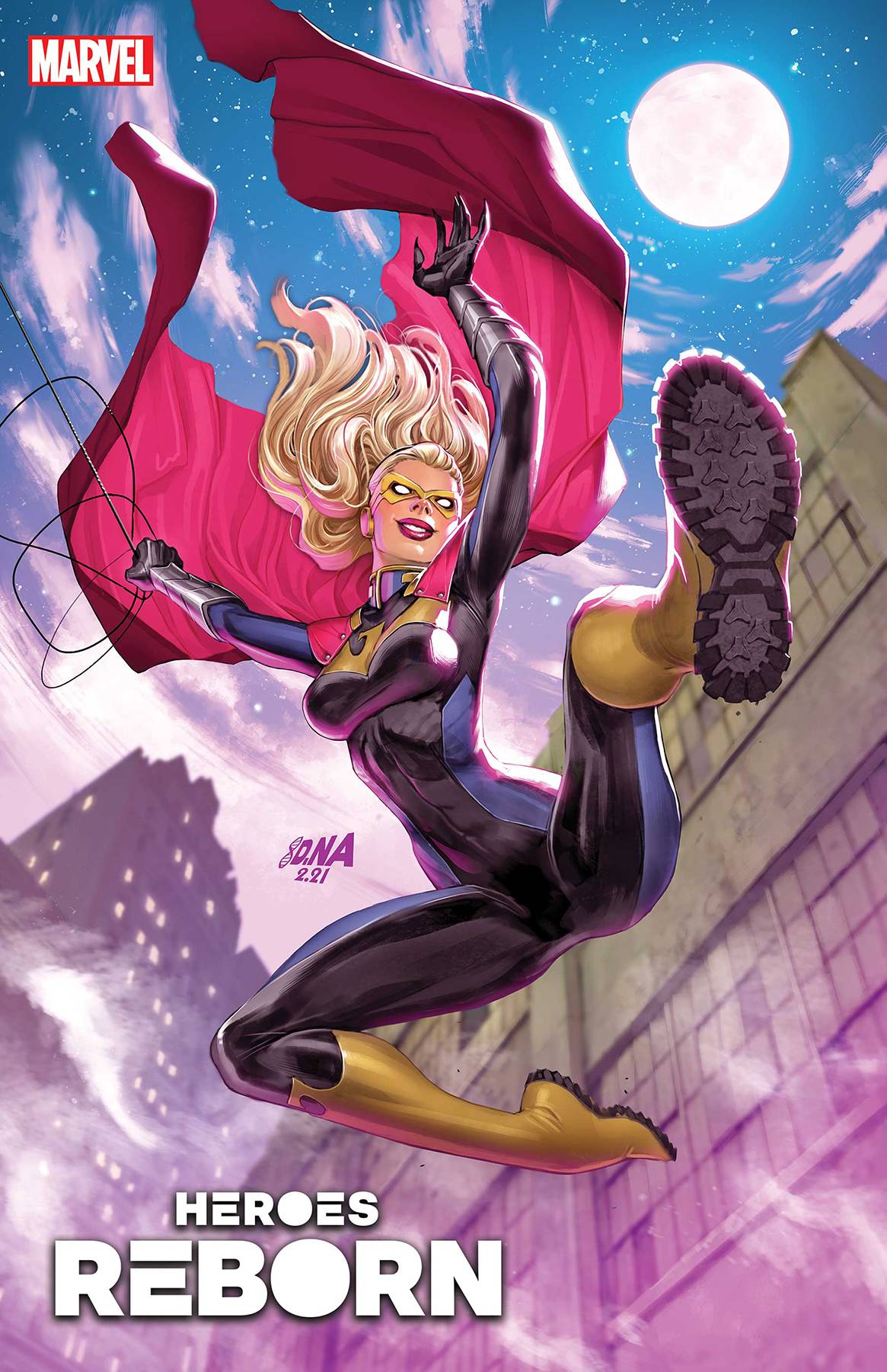 Heroes Reborn: Night-Gwen #1, copertina di David Nakayama