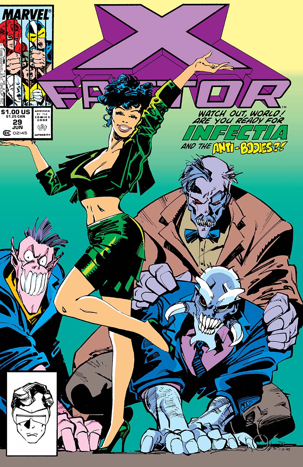 X-Factor #29, copertina