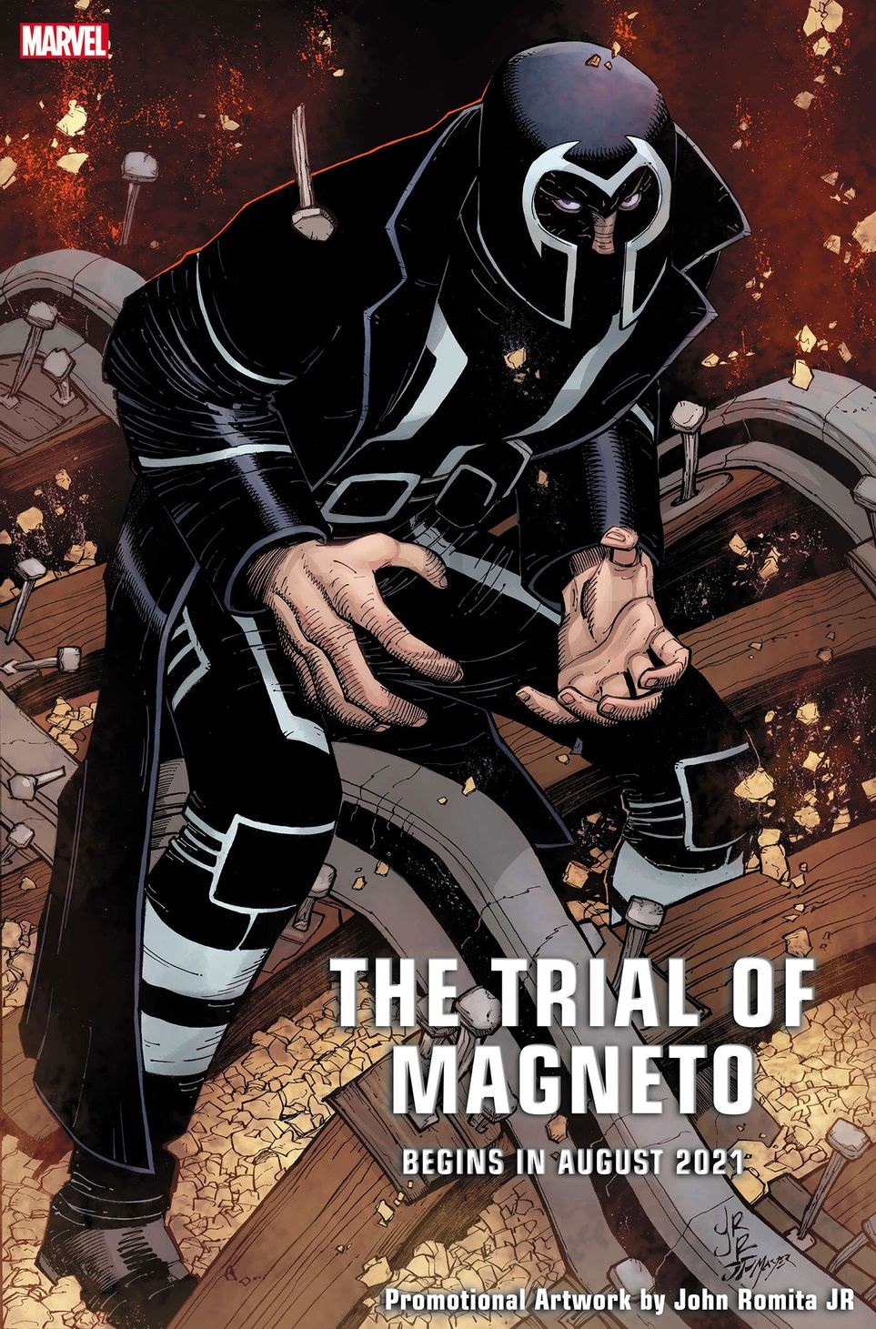 X-Men Trial of Magneto, teaser di John Romita Jr