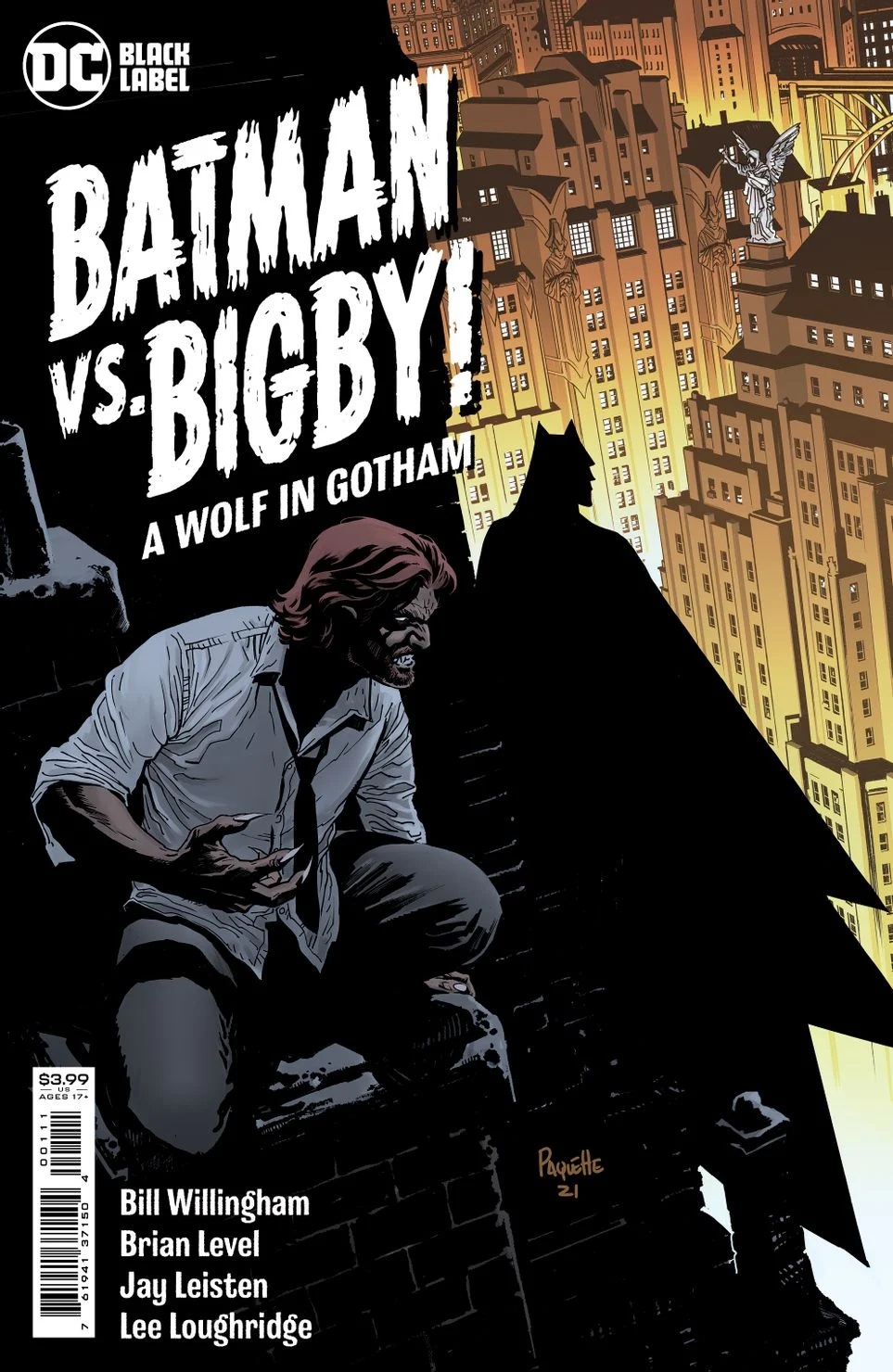 Batman vs. Bigby #1, copertina di Yanick Paquette