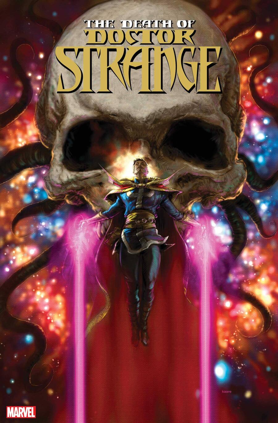 Death of Doctor Strange #1, copertina di Kaare Andrews