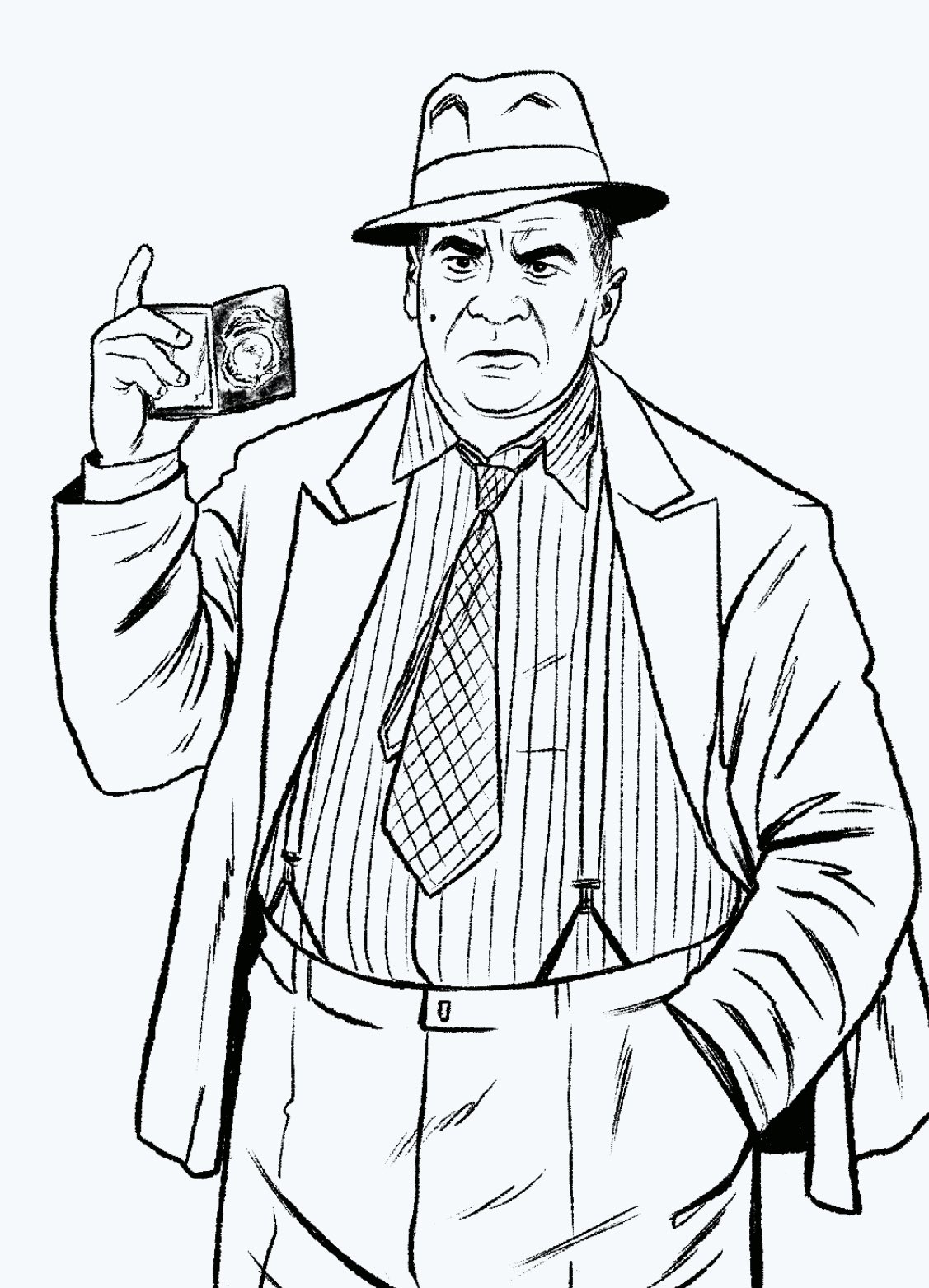 Harvey Bullock, illustrazione di Joe Quinones