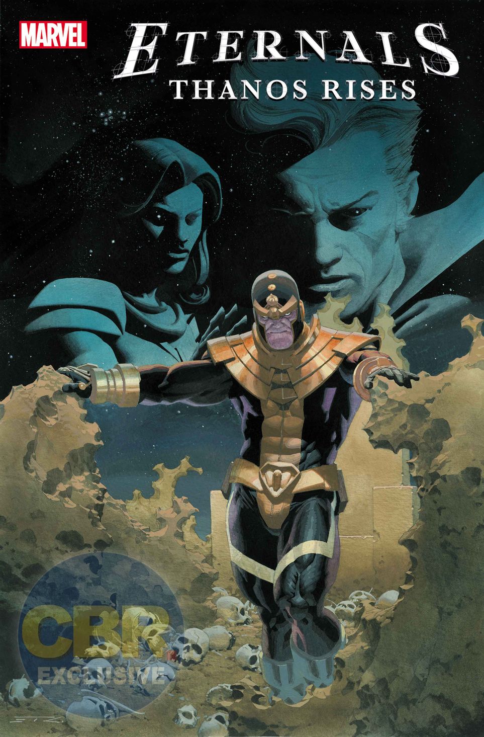 Eternals: Thanos Rises, copertina di Esad Ribic