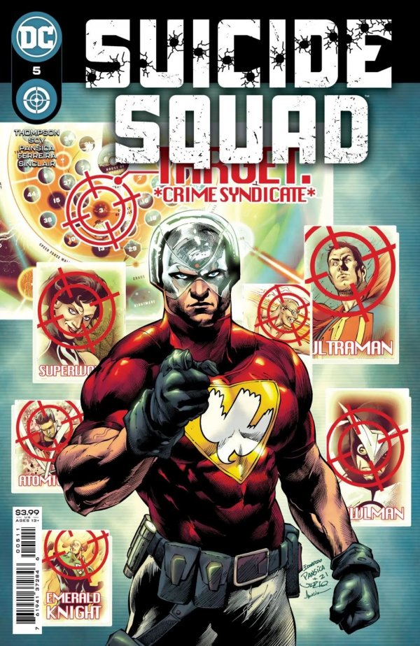 Suicide Squad #5, copertina di Eduardo Pansica