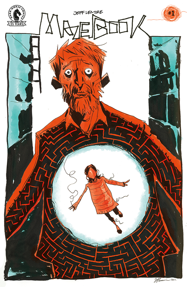 Mazebook #1, copertina di Jeff Lemire