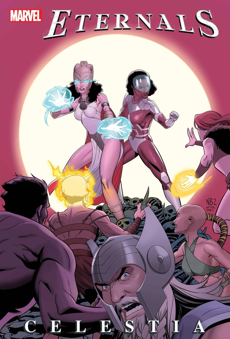 Avengers: Celestia, variant cover di Nelson Blake II