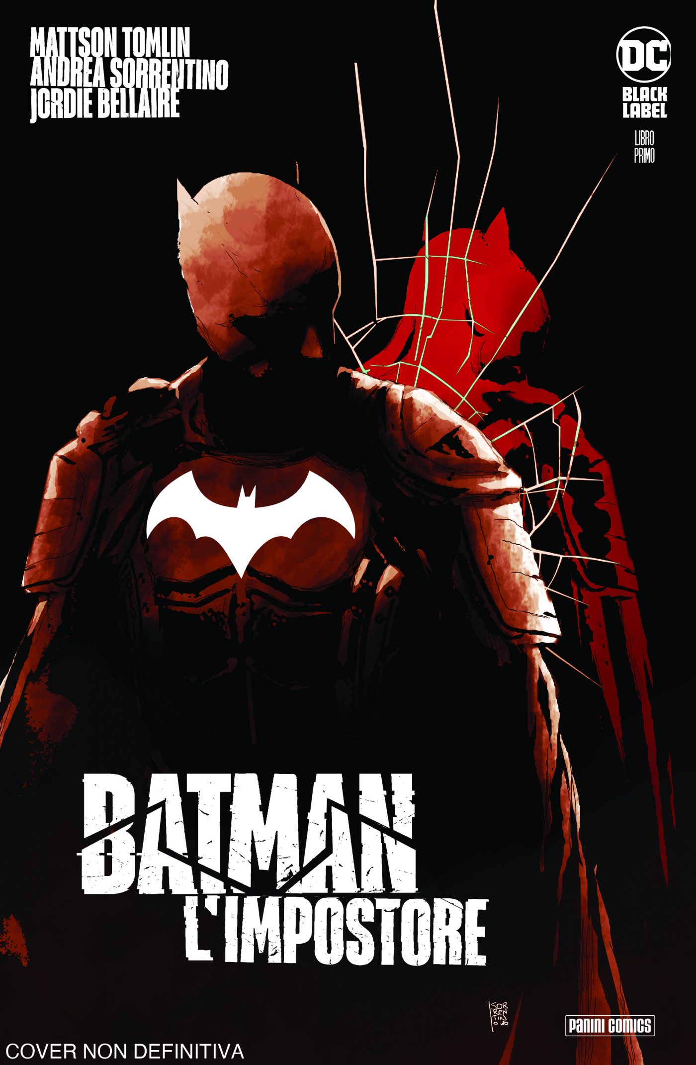 Batman: L'impostore 1, copertina di Andrea Sorrentino