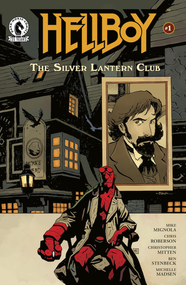 Hellboy: The Silver Lantern Club #1, copertina di Mike Mignola e Christopher Mitten