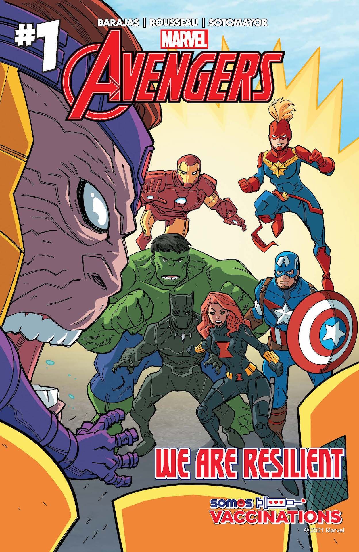 Avengers: We Are Resilent, copertina di Craig Rosseau